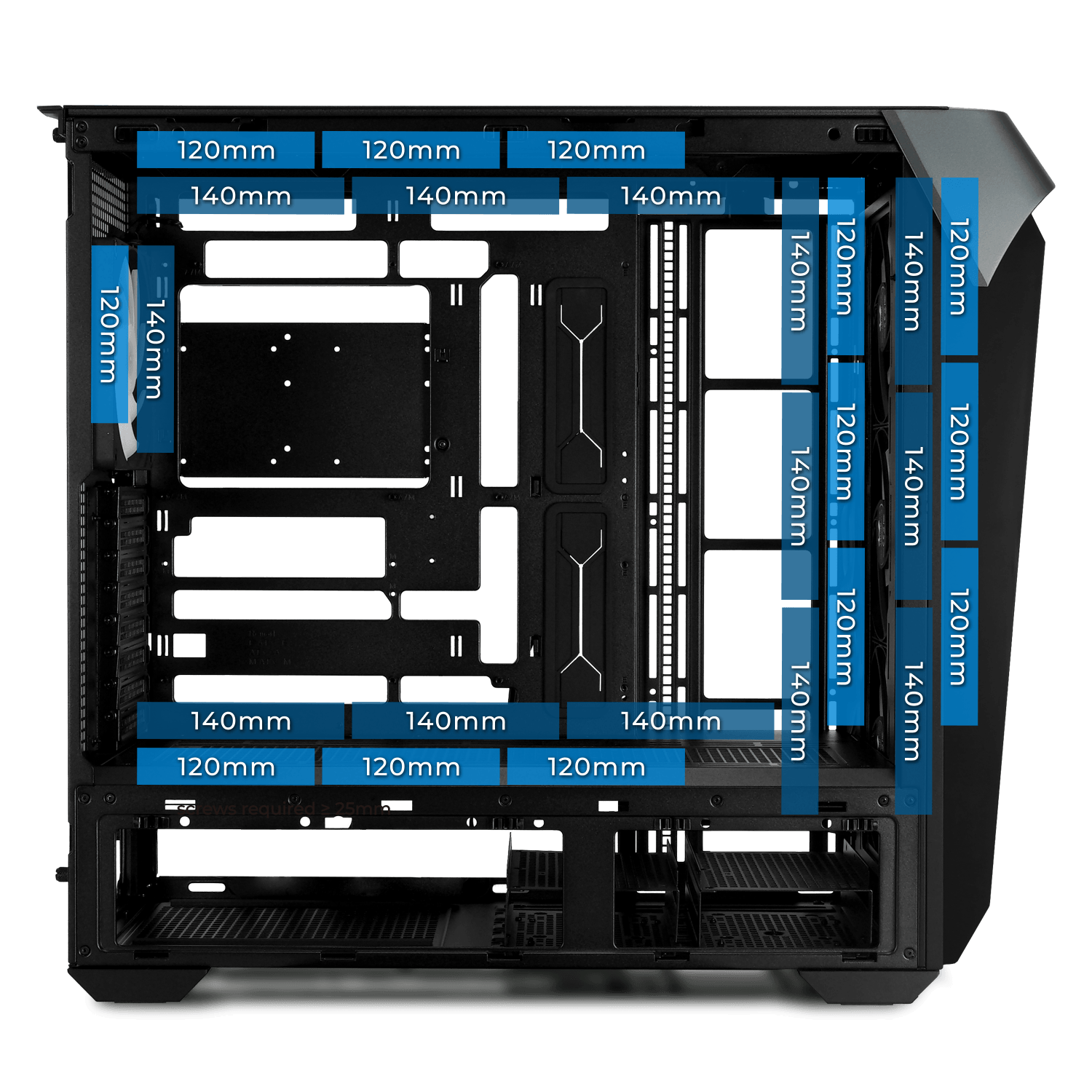 InWin プログレードスペース フルタワープラットフォームとして構築されたCOVALENTは、EEB対応とフレキシブルストレージ配置により、ワークステーション対応のスペース