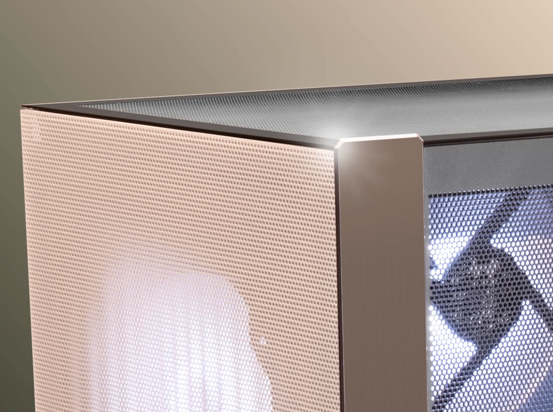 InWin スタイリッシュな外観、機能重視の内部