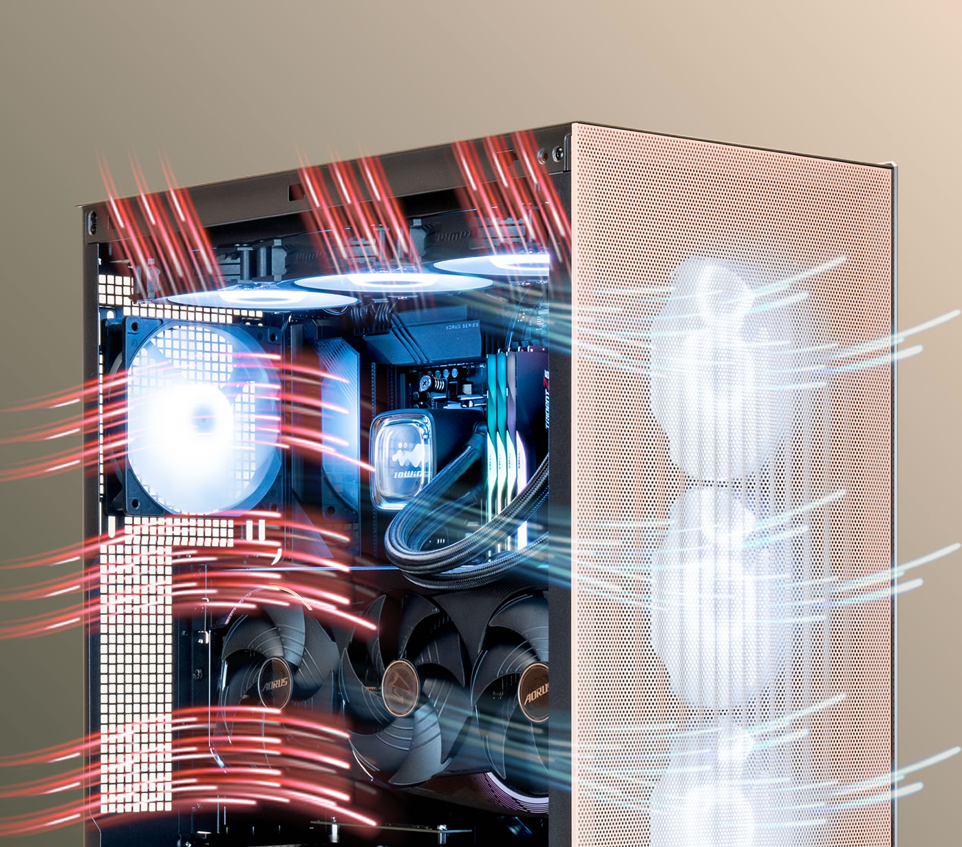 InWin エアフローを最適化