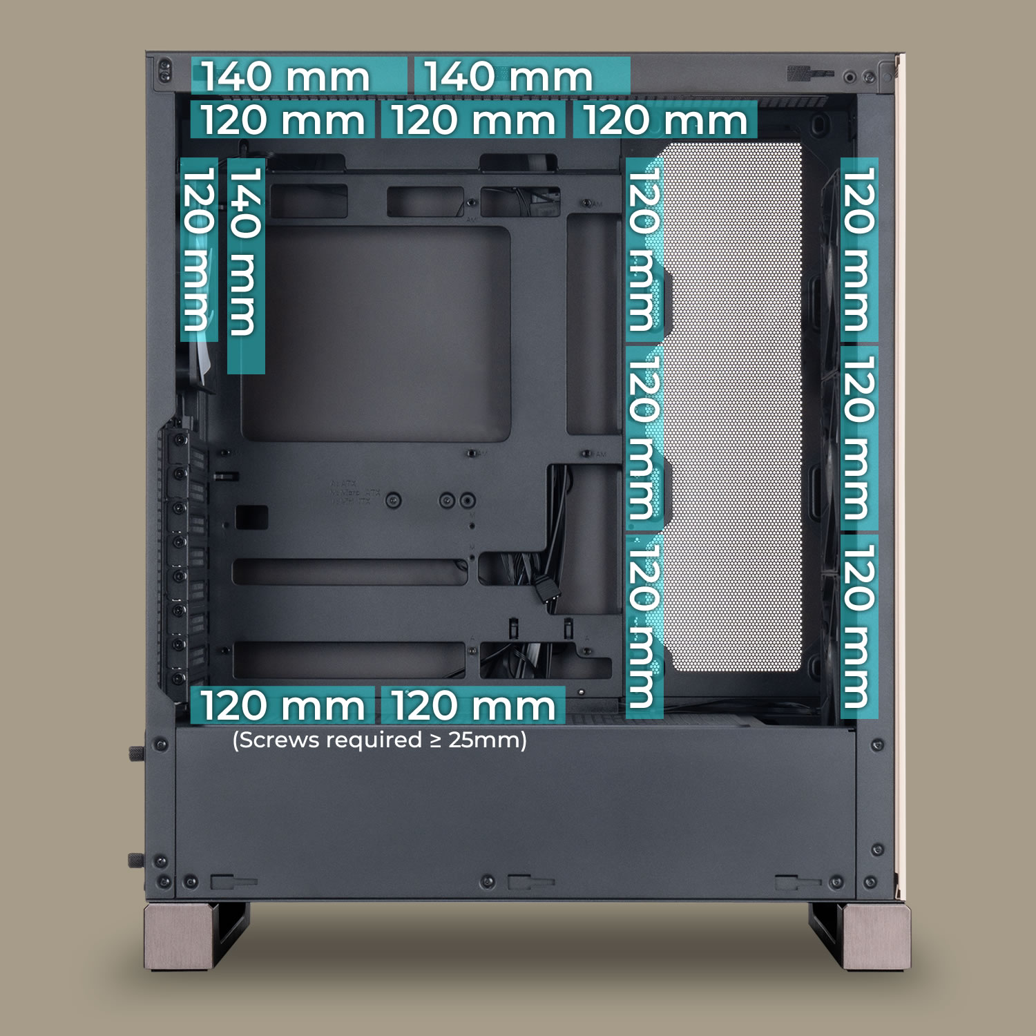 InWin フルサイズ対応 コンパクトなフットプリントにもかかわらず、DLITEは、最大380mmのグラフィックスカードと最大200mmの電源を含むフルサイズのコンポー