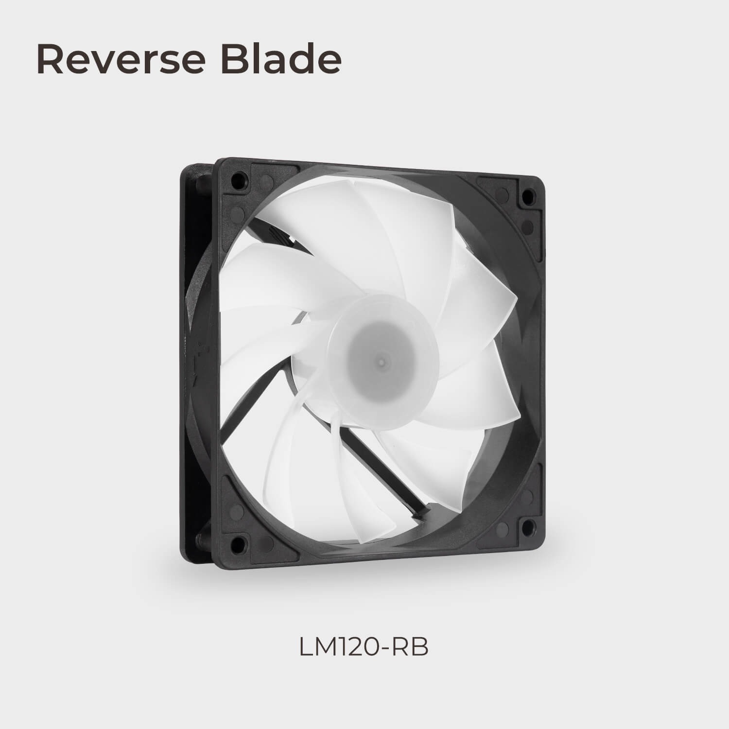 InWin 標準またはリバースブレード、ブラックまたはホワイトから選べるLUMIAファンは、バランスの取れた風量と控えめなスタイルを両立させます。AWW