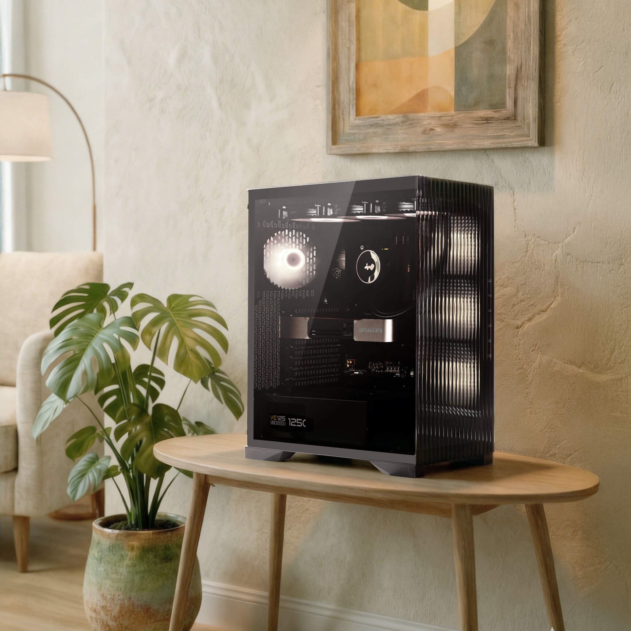 InWin 光の魔術師 AWWA PureToneライティングを搭載した4基のプリインストールLUMIAファンがあなたの居住空間のトーンを整えます。L50はクールホ