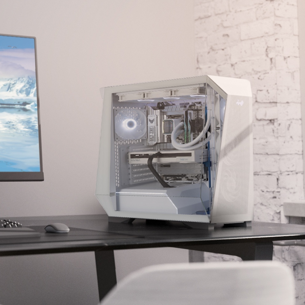 InWin Prism White Banner Mobile