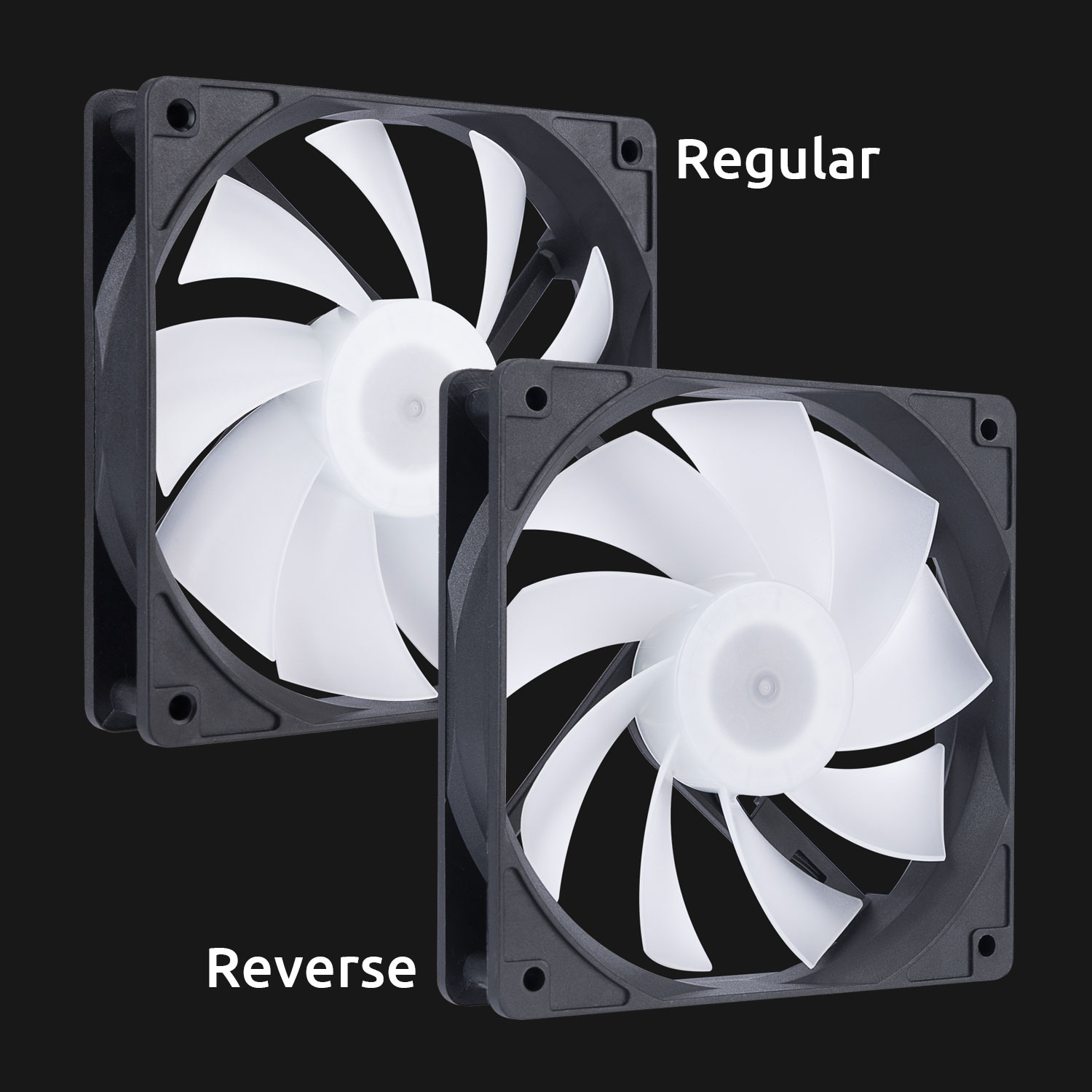 InWin Los ventiladores VORTEX tienen dos variantes, las opciones de aspas no