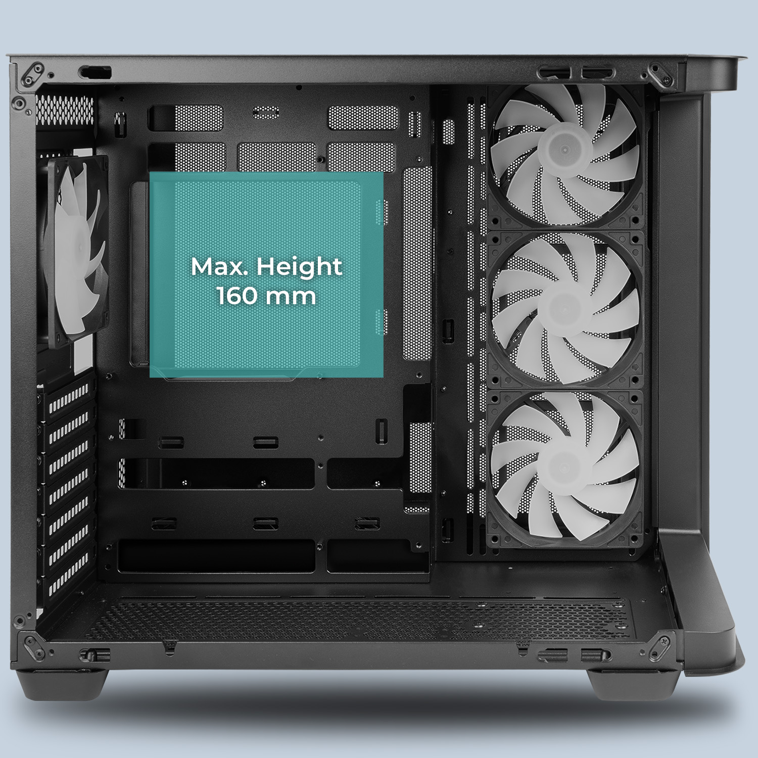 InWin Comodidad modular Las características modulares del W31 son compatibles con los principa