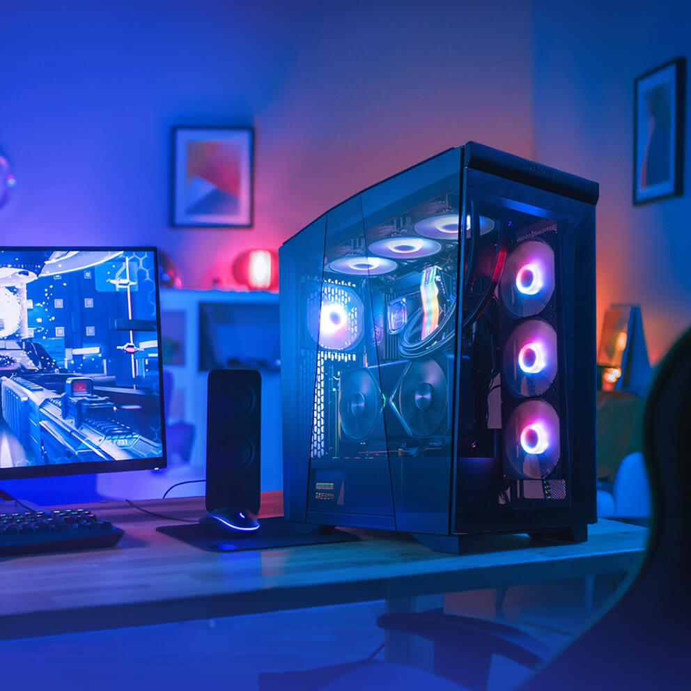 W50 supports vertical or horizontal GPU installation for flexible high-performance builds