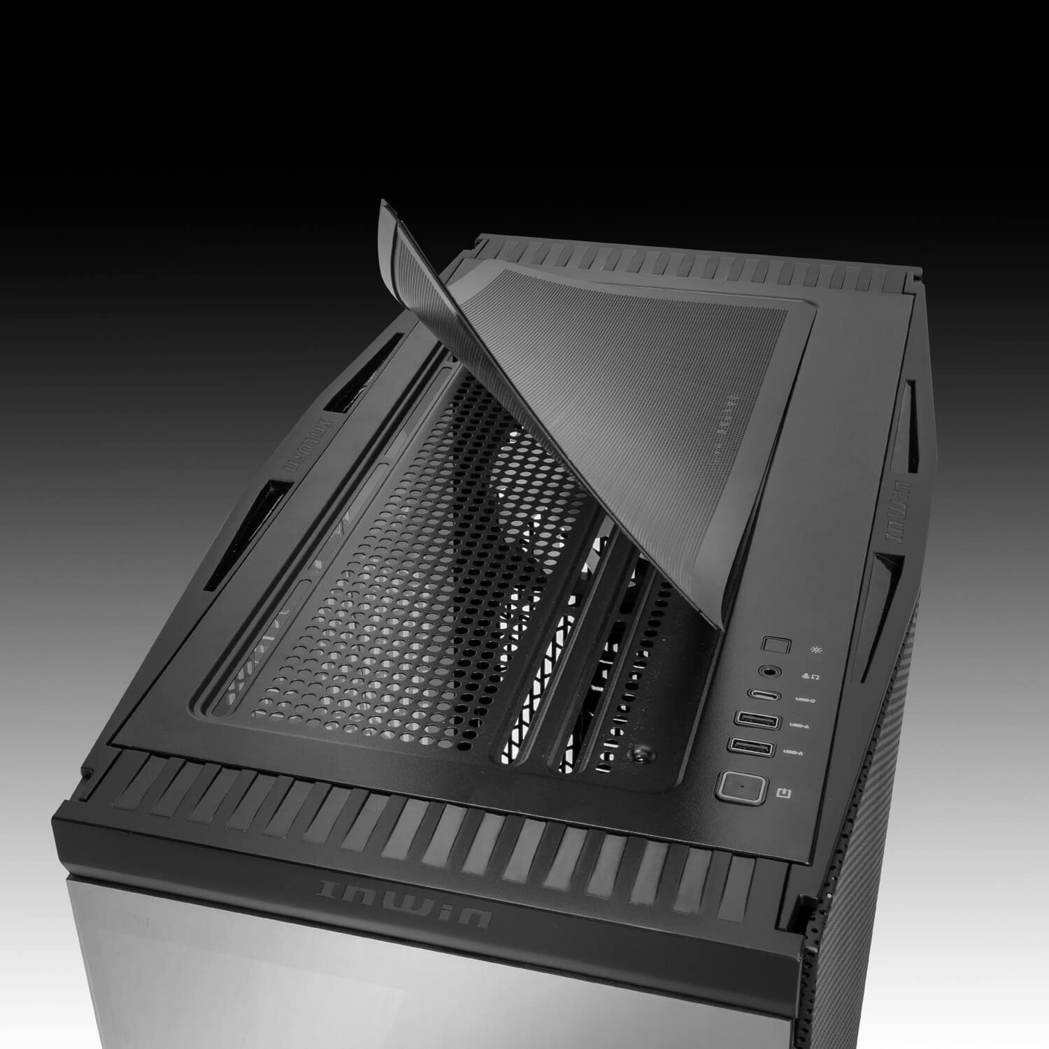 W50 includes top, side, and bottom slide-out dust filters for easy cleaning