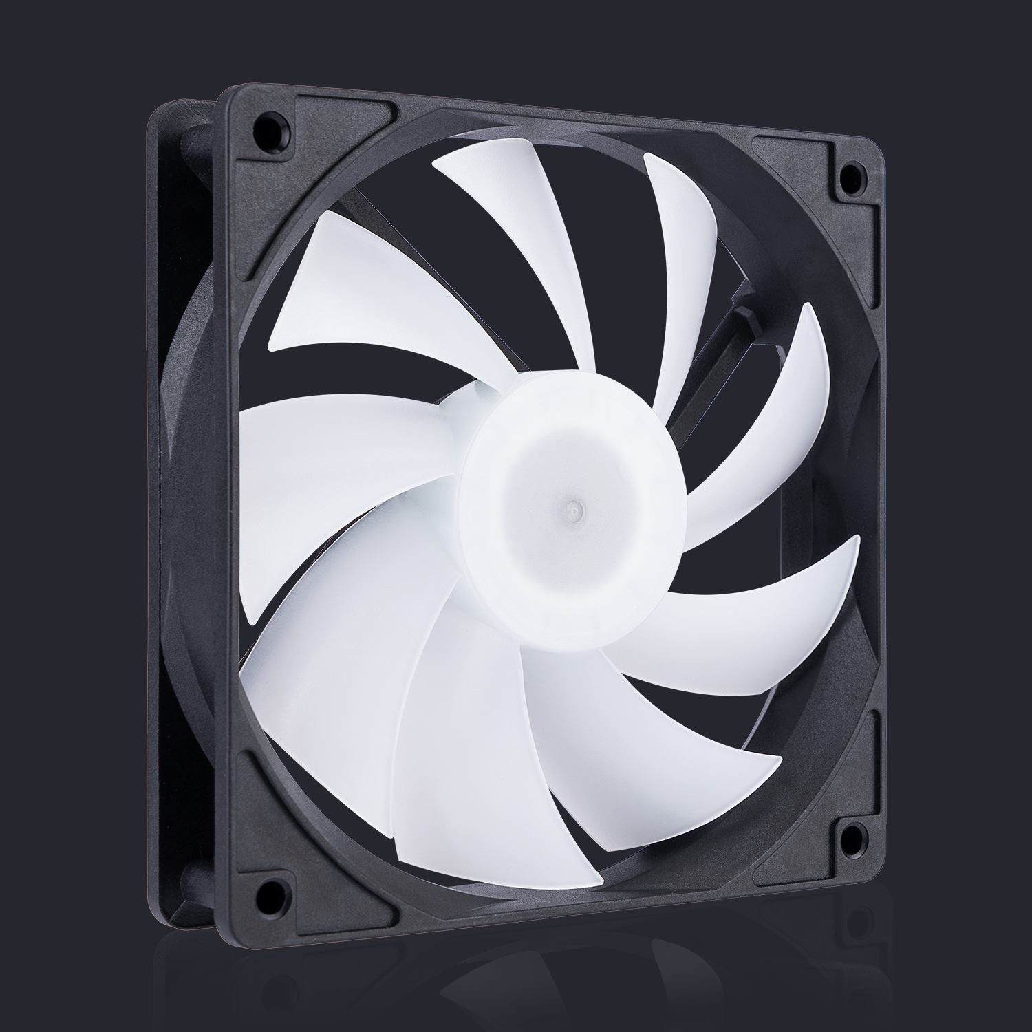W50 supports up to nine fans and includes four VORTEX VX120 ARGB PWM fans