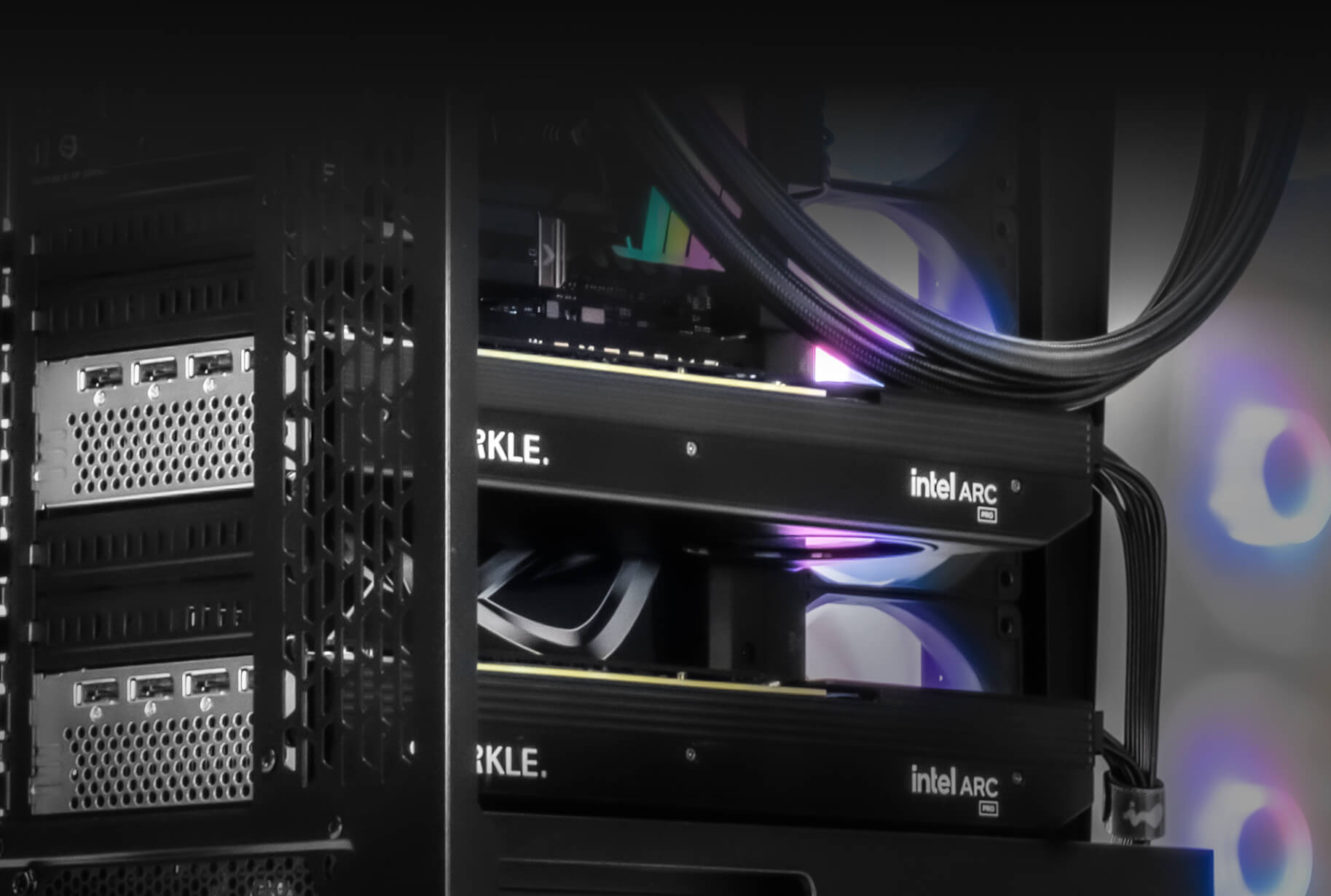 W50 8-slot PCIe design supports dual professional GPUs for AI, rendering, and simulation